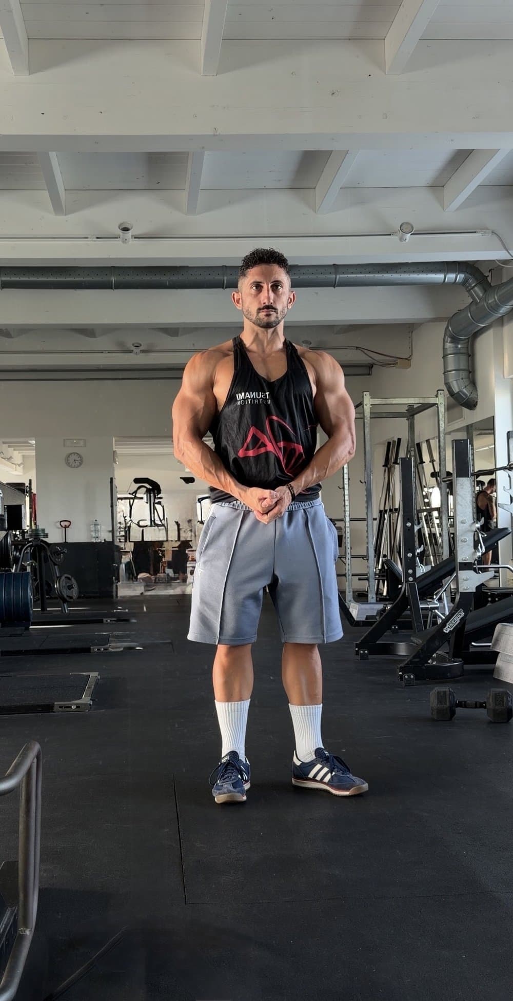 Ritratto di Jacopo Di Mario in palestra